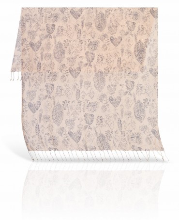 Палантин Женский S20-LEAF/POWDER.GREY